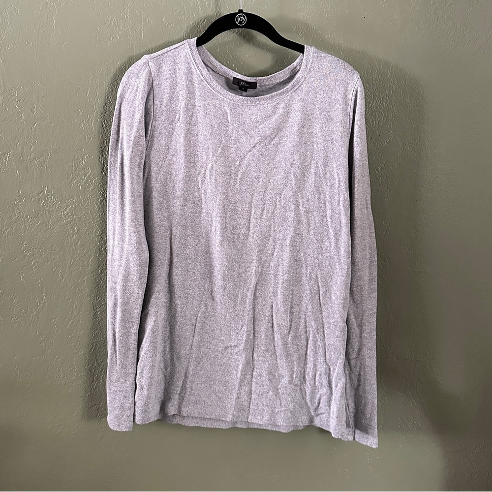 J.Crew - Soft Stretch Long Sleeve - Grey - Small